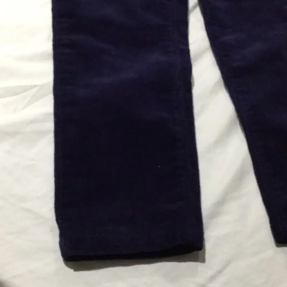 Gymboree 4T navy elastic waist cords bejeweled NWT